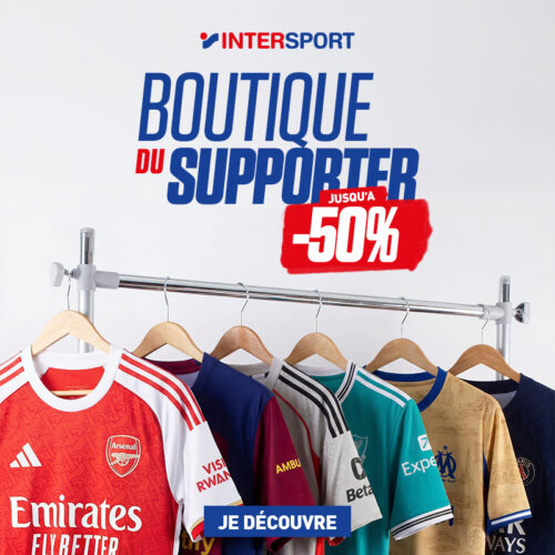Image de l'article Jusqu'à 50% de réduction sur les maillots de foot chez Intersport !