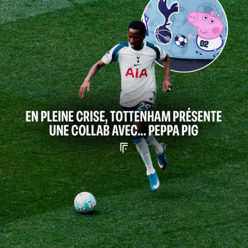 Image de l'article Tottenham : la collab avec Peppa Pig qui passe (très) mal avec les fans