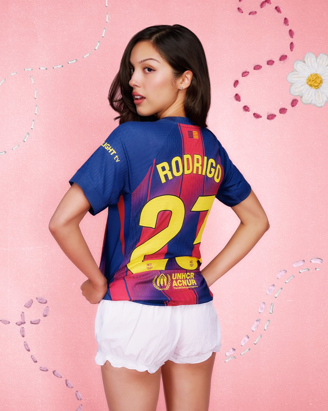 maillot barca flocage olivia rodrigo real madrid