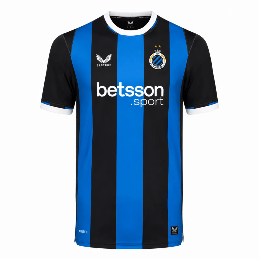 maillot club brugge 2026 2027 domicile castore