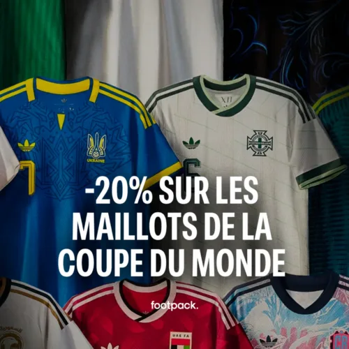 Image de l'article -20% sur les maillots de la Coupe du Monde 2026 chez Intersport