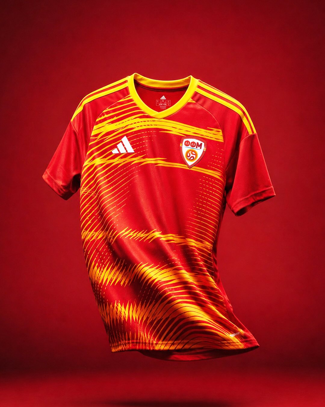 maillot macedoine du nord 2026 adidas uefa assistance kit