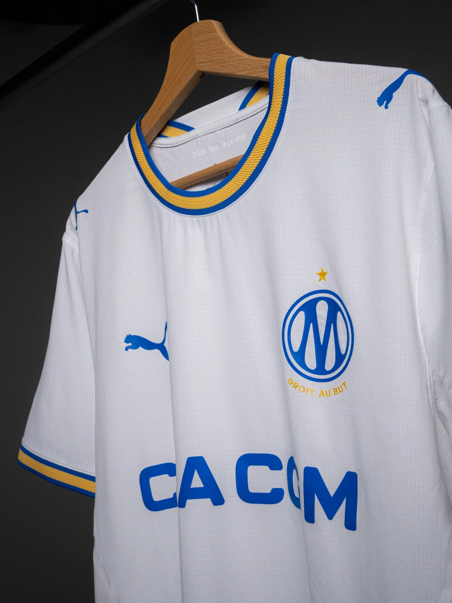 maillot om 2026 2027 marseille domicile puma