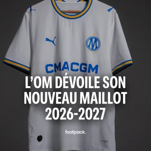 Image de l'article Nouveau logo, nouvelles couleurs : l’OM dévoile son maillot 2026-2027