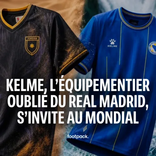 Image de l'article L’ancien équipementier du Real Madrid sponsorise la Jordanie et la Bosnie à la Coupe du Monde