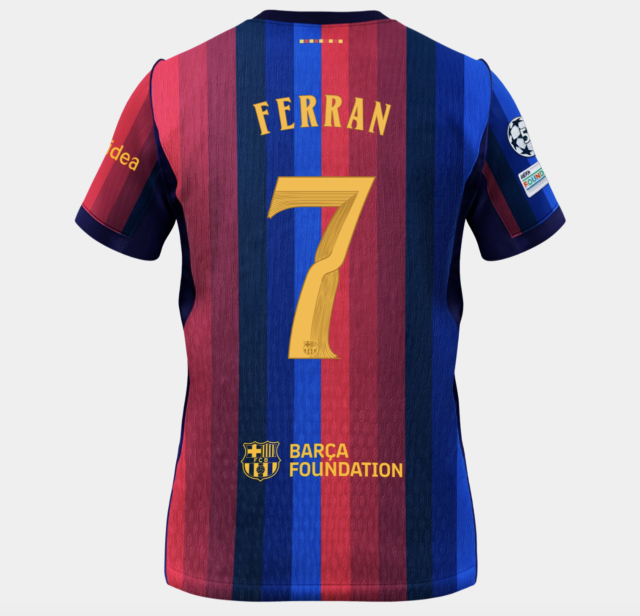 flocage maillot barca 2026 2027 domicile nike