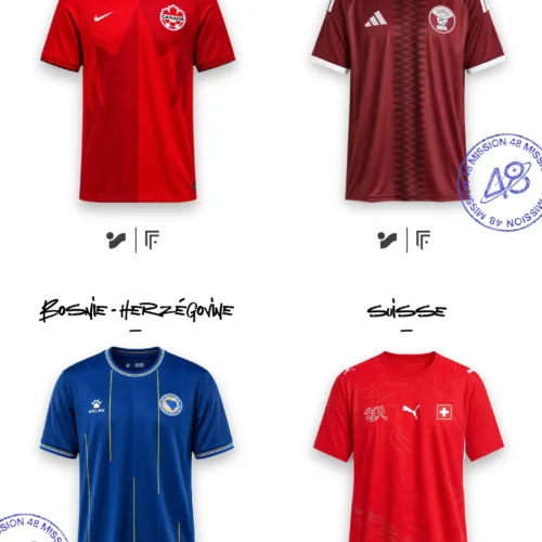 Image de l'article Les maillots du groupe B du Canada à la Coupe du Monde 2026