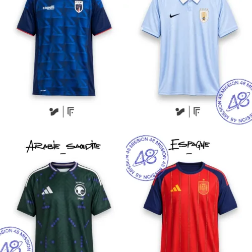 Image de l'article Les maillots du groupe H de l’Espagne à la Coupe du Monde 2026