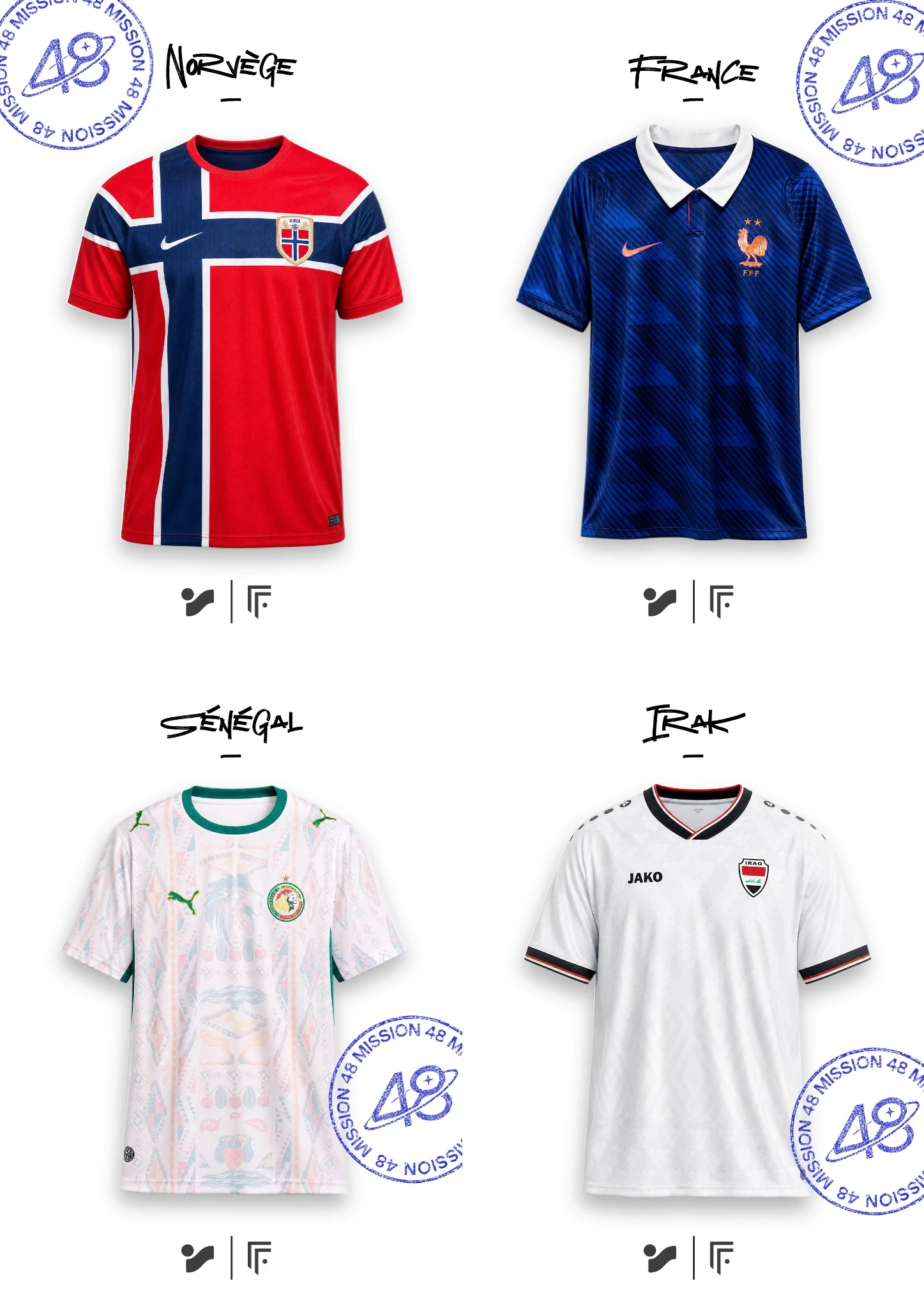 maillot coupe du monde 2026 groupe I