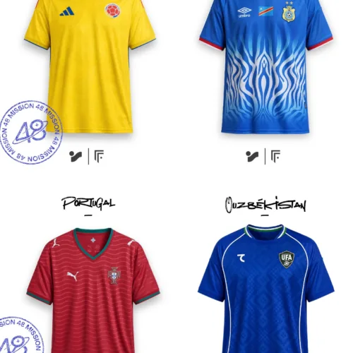 Image de l'article Les maillots du groupe K du Portugal à la Coupe du Monde 2026