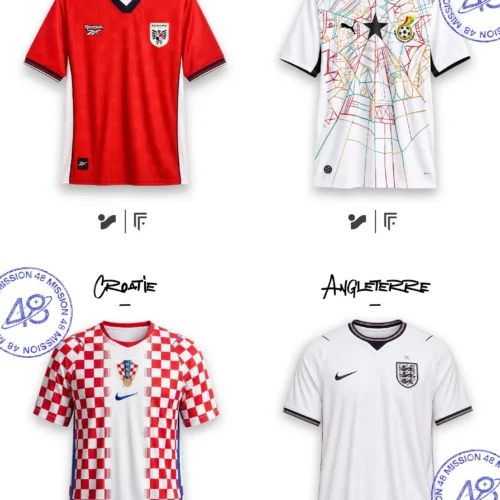 Image de l'article Les maillots du groupe L de l’Angleterre à la Coupe du Monde 2026