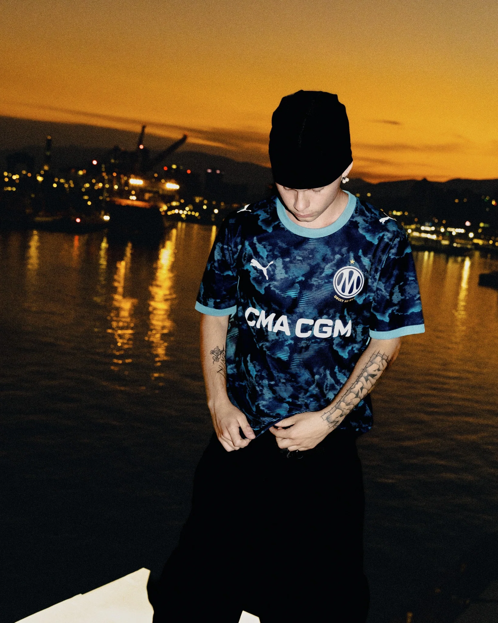 Nouveau maillot extérieur de l'OM 2026-2027 conçu par PUMA