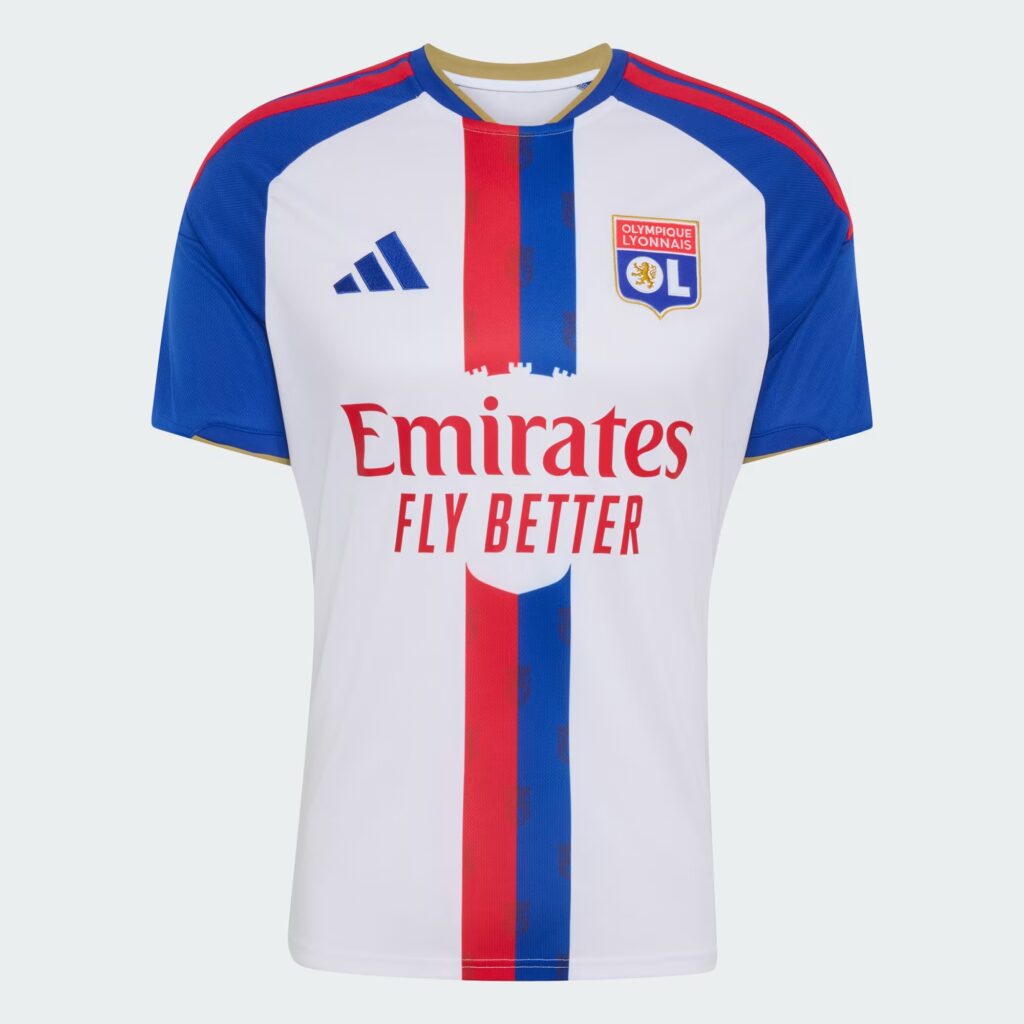 maillot ol 2026 2027 domicile adidas