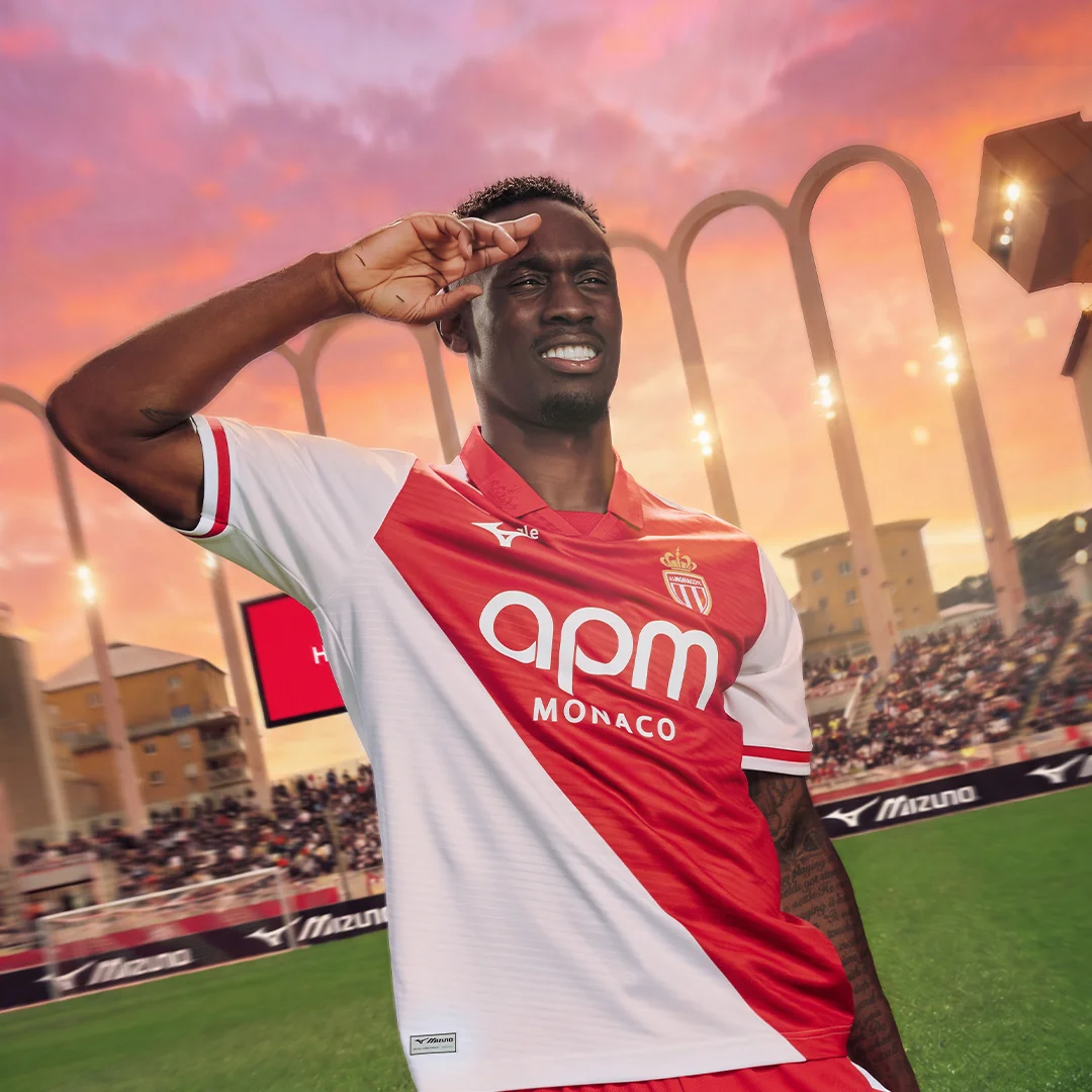 maillot monaco 2026 2027 domicile mizuno