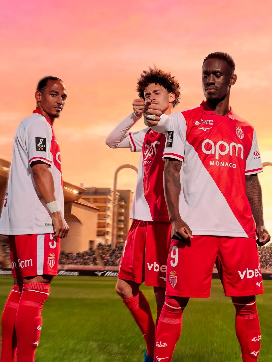 maillot monaco 2026 2027 domicile mizuno