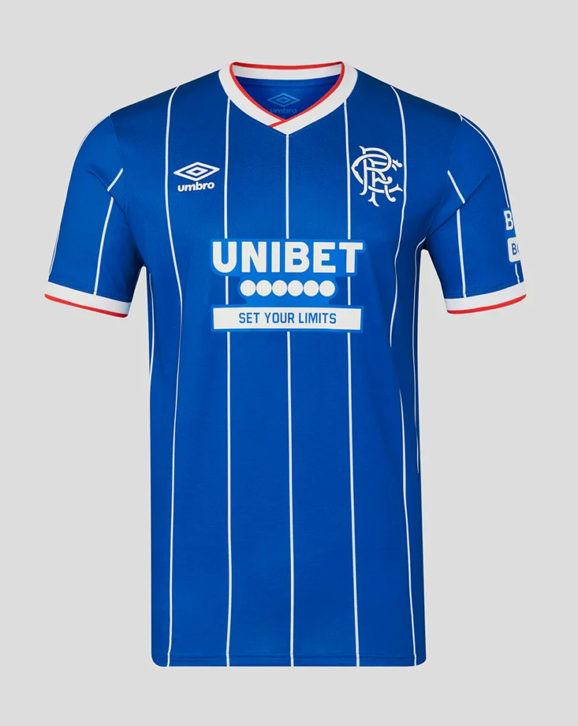 maillot rangers 2026 2027 domicile umbro