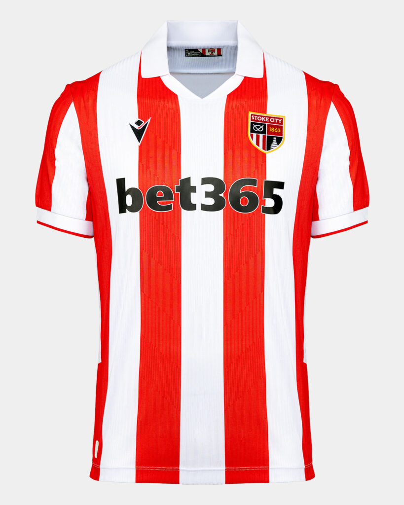 maillot stoke city 2026 2027 domicile macron