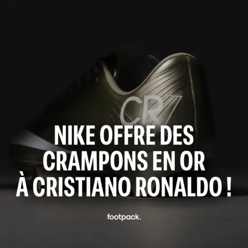 Image de l'article Pourquoi Cristiano Ronaldo porte-t-il des crampons dorés ?