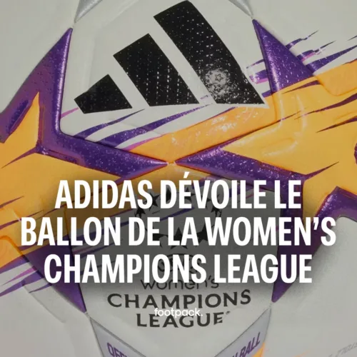 Image de l'article Le nouveau ballon de la Women’s Champions League 2026-2027 dévoilé par adidas