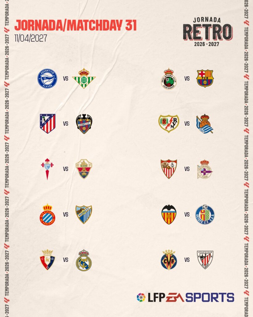 laliga journee retro