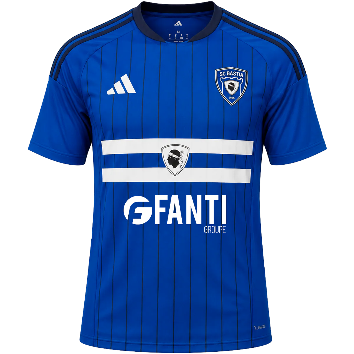 maillot bastia 2026 2027 domicile adidas