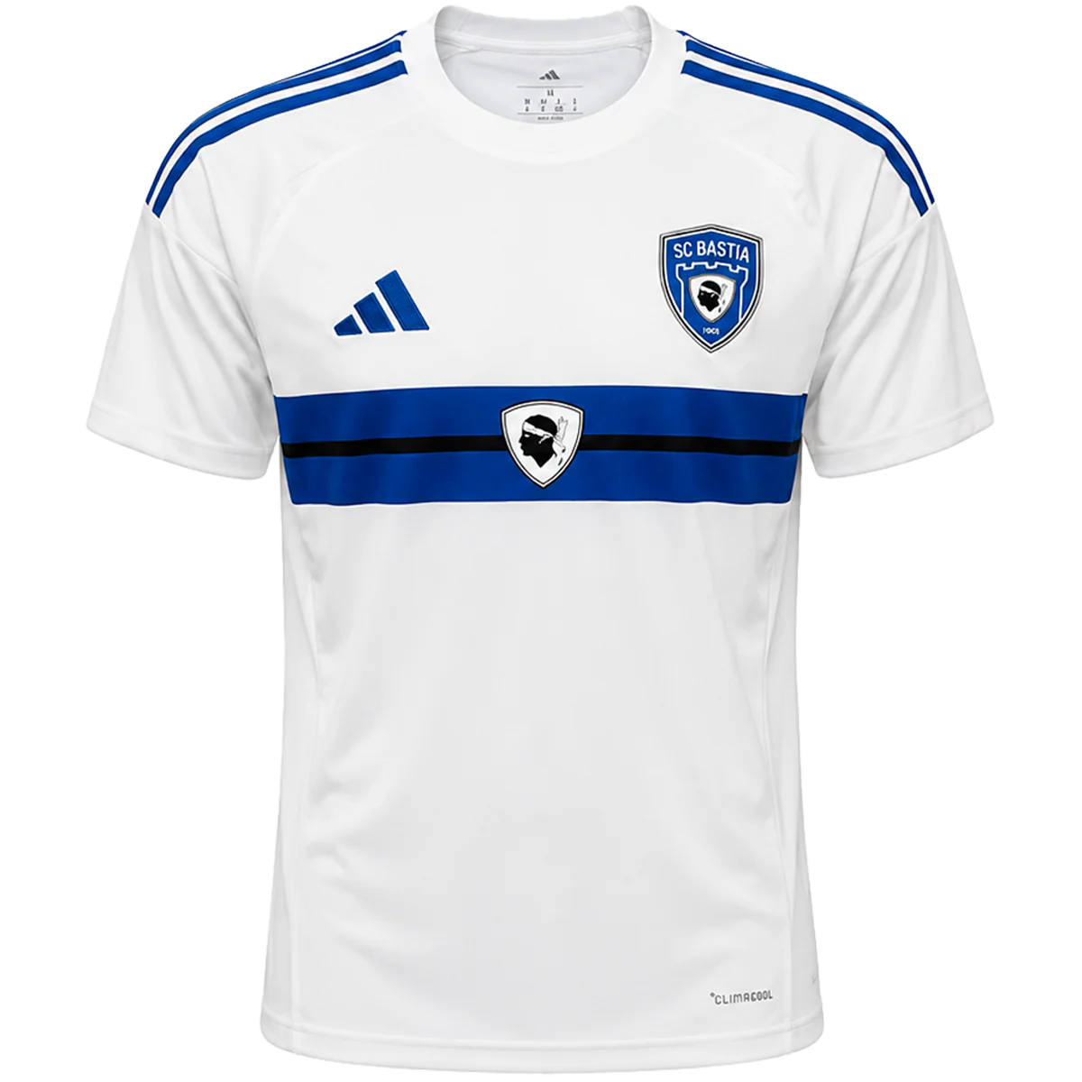 maillot bastia 2026 2027 exterieur adidas