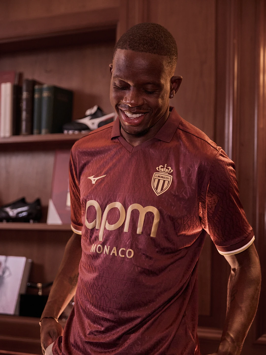 maillot monaco 2026 2027 exterieur mizuno