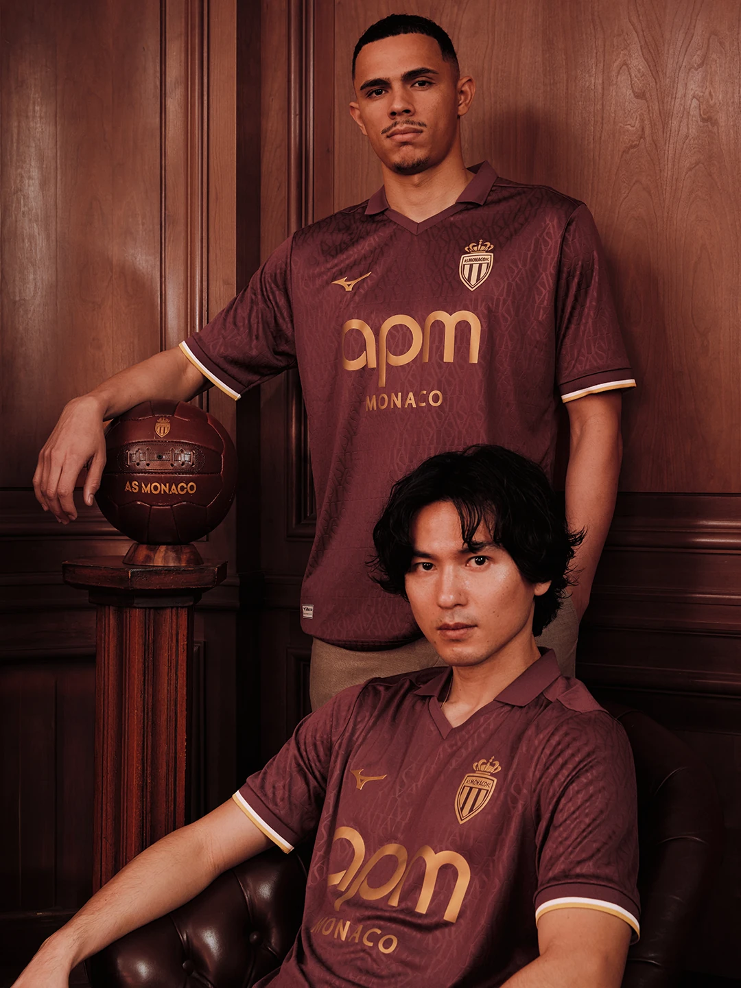 maillot monaco 2026 2027 exterieur mizuno