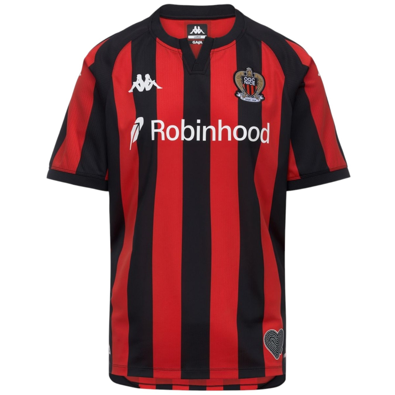 maillot nice 2026 2027 domicile kappa
