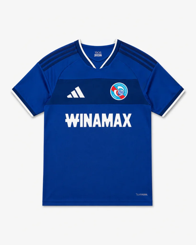 maillot strasbourg 2026 2027 domicile adidas