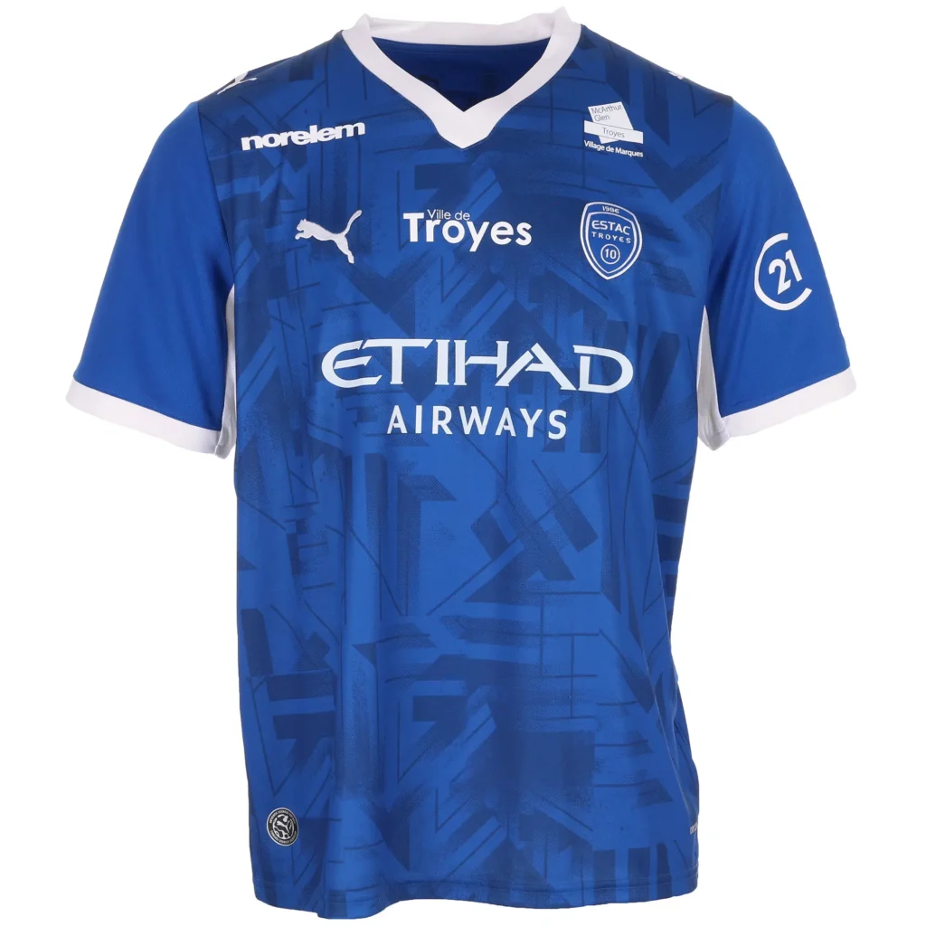 maillot troyes 2026 2027 domicile puma
