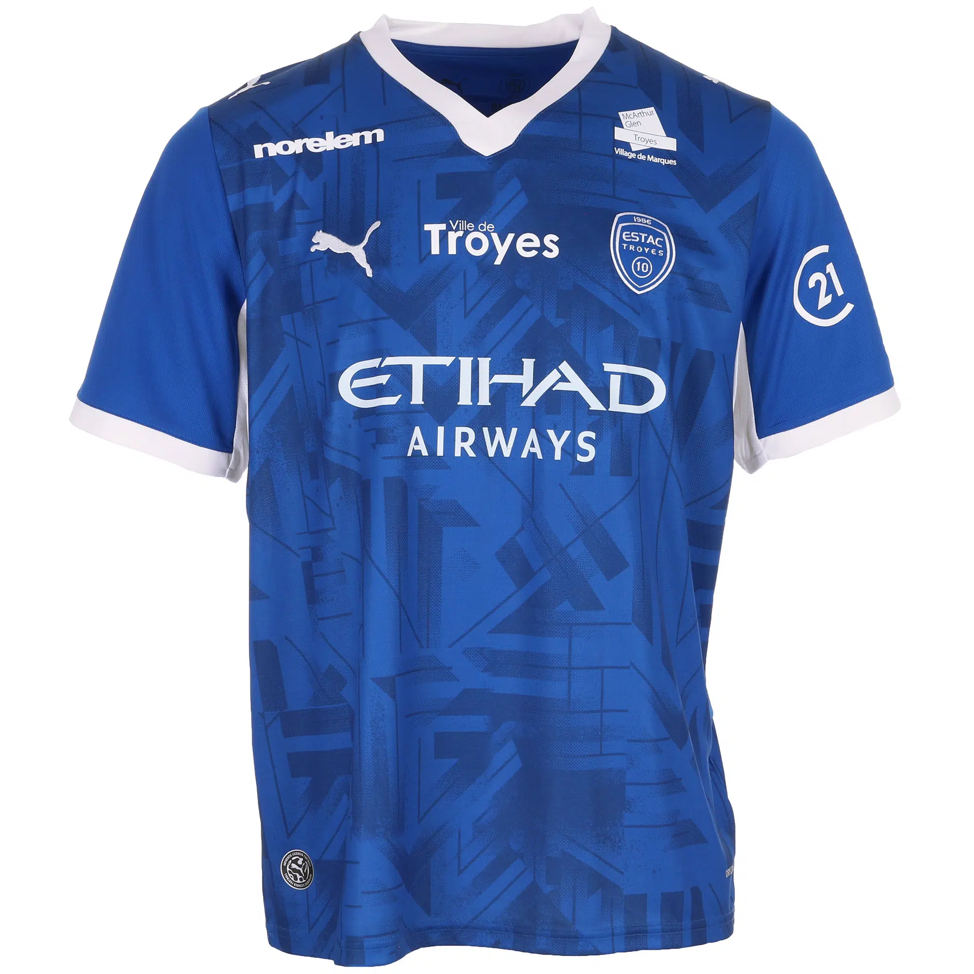 maillot troyes 2026 2027 domicile puma