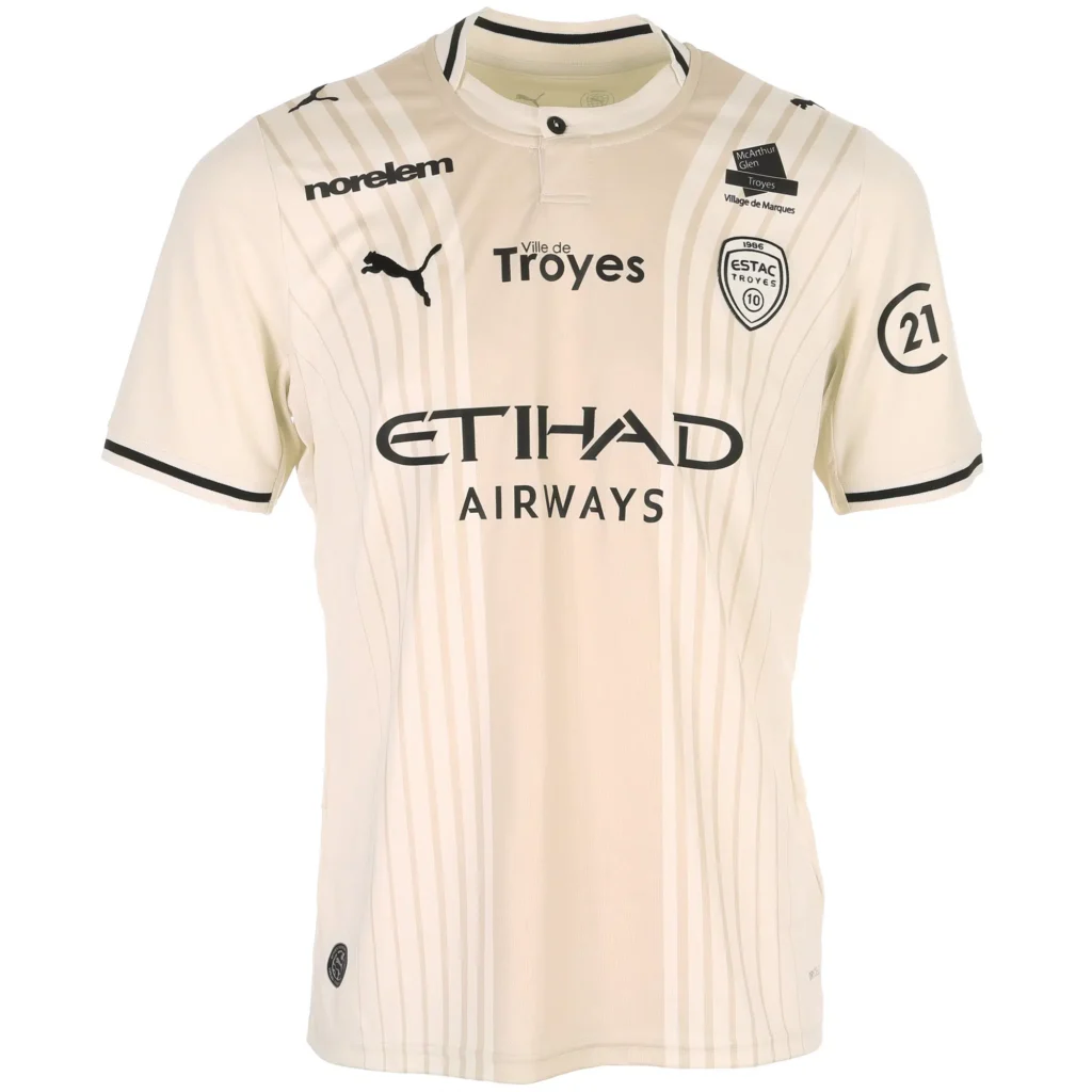 maillot troyes 2026 2027 exterieur puma