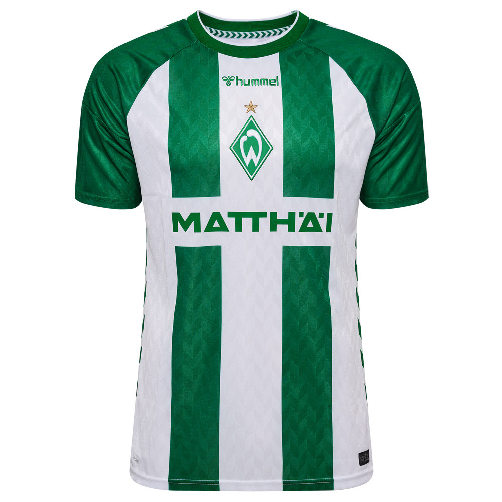 mailllot werder 2026 2027 domicile hummel