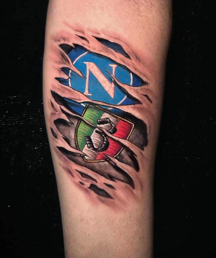 spaletti manches longues juventus tatouage napoli