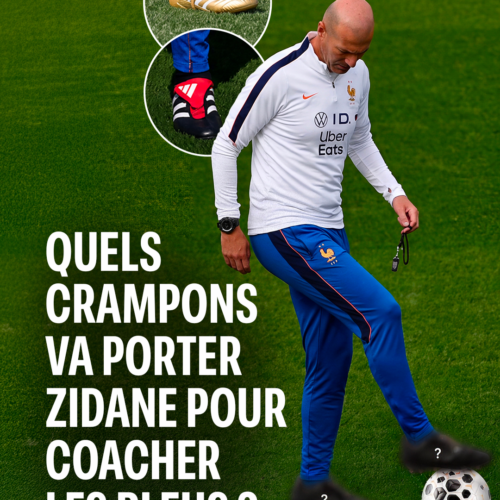 Image de l'article Quels crampons pour Zidane à l'entraînement avec les Bleus ?