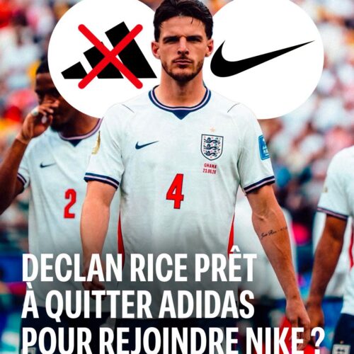 Image de l'article Declan Rice aperçu avec la Tiempo Maestro ! Bientôt chez Nike ?