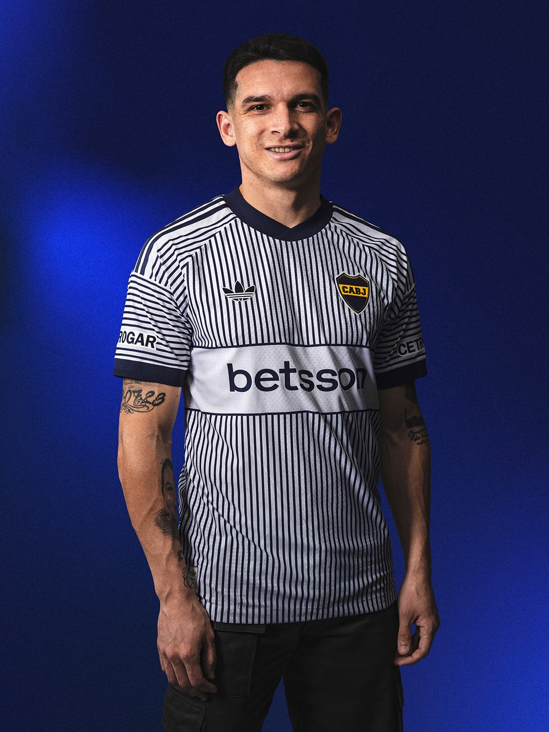 maillot boca juniors 2026 2027 exterieur mariniere adidas