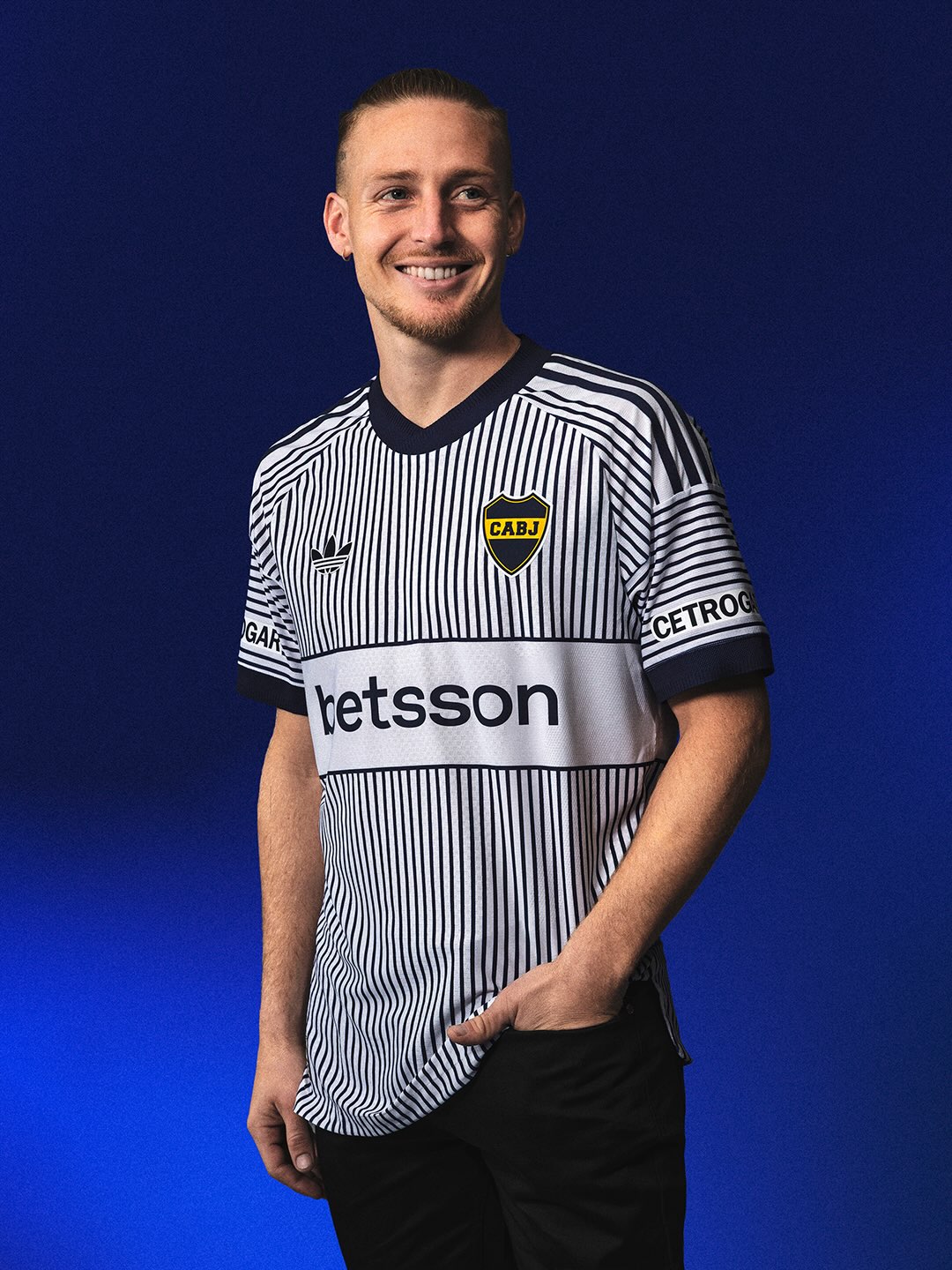 maillot boca juniors 2026 2027 exterieur mariniere adidas