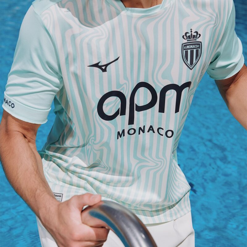 maillot third as monaco 2026 2027 mizuno