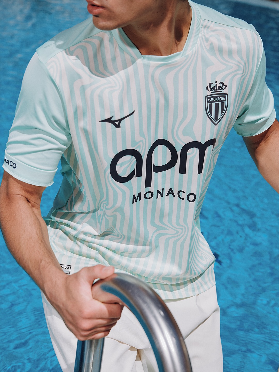 maillot third as monaco 2026 2027 mizuno
