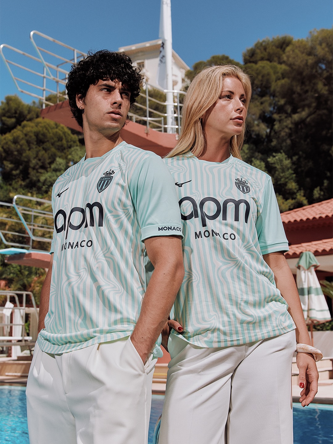 maillot third as monaco 2026 2027 mizuno