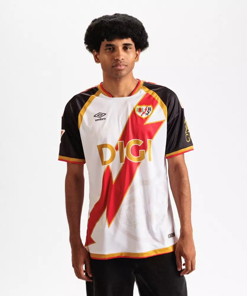 maillot rayo vallecano 2026 2027 domicile umbro
