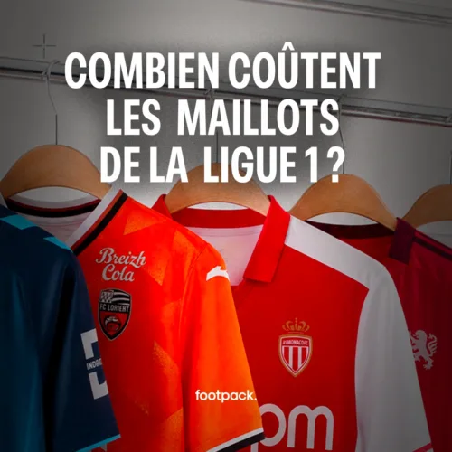 Image de l'article Prix des maillots de Ligue 1 2026-2027 : le classement complet des 18 clubs
