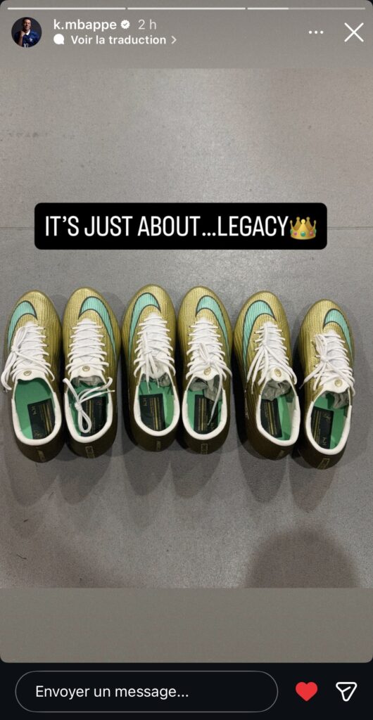 Prolongation mbappe nike 2026 2027