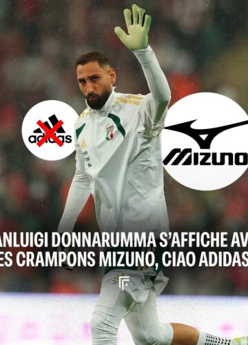 Image de l'article Donnarumma s&rsquo;affiche en crampons Mizuno et en gants Reusch&nbsp;!