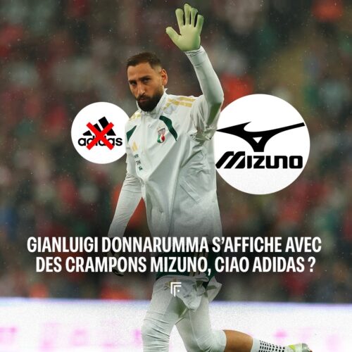 Image de l'article Donnarumma s'affiche en crampons Mizuno et en gants Reusch !