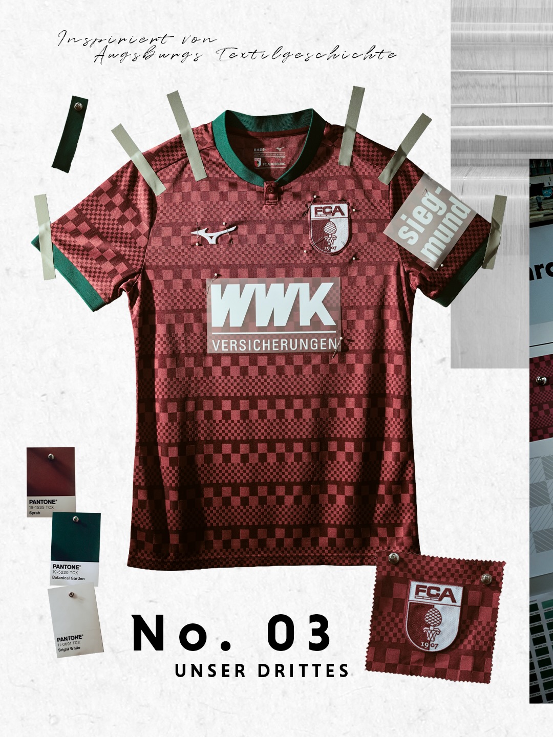 maillot augsbourg 2026 2027 third mizuno
