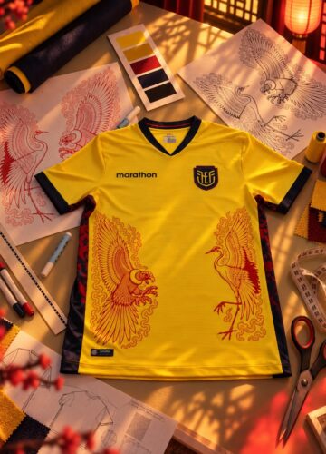 Image de l'article Condor, tigre et grue : l&rsquo;Équateur s&rsquo;affiche avec des maillots spéciaux en Asie