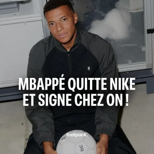 Image de l'article Kylian Mbappé quitte Nike et signe chez On !